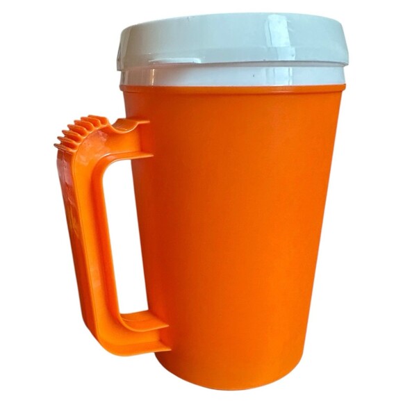 Vintage Home Depot 22oz Retro 80s 90s Insulated Hot Cold Mug Cup Plastic - Picture 3 of 9